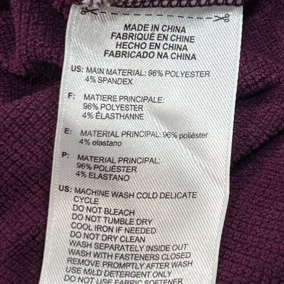 Adidas 1/4 Zip Pullover Mens XL Purple Training Performance Running Gym Active - Picture 5 of 7